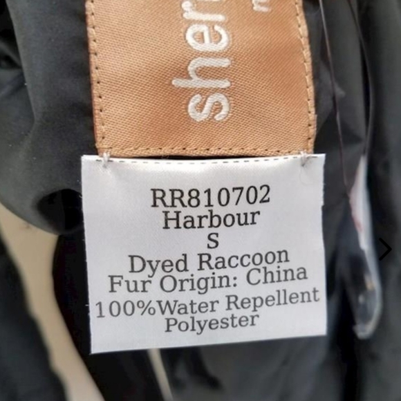 NWOT Sherry Cassin Women's REVERSIBLE Black Raccoon Fur Coat Black Fox - Picture 6 of 14